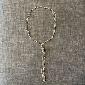 Silver and Gray Necklace